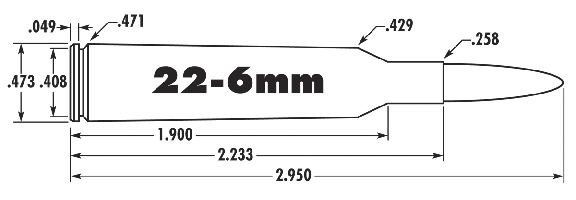 .22-6mm / .224 Texas Trophy Hunter (1 in 14