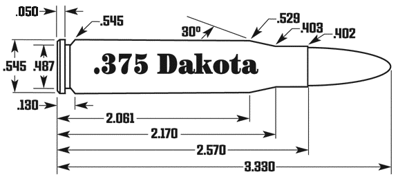 .375 Dakota (Using Hornady Bullets)